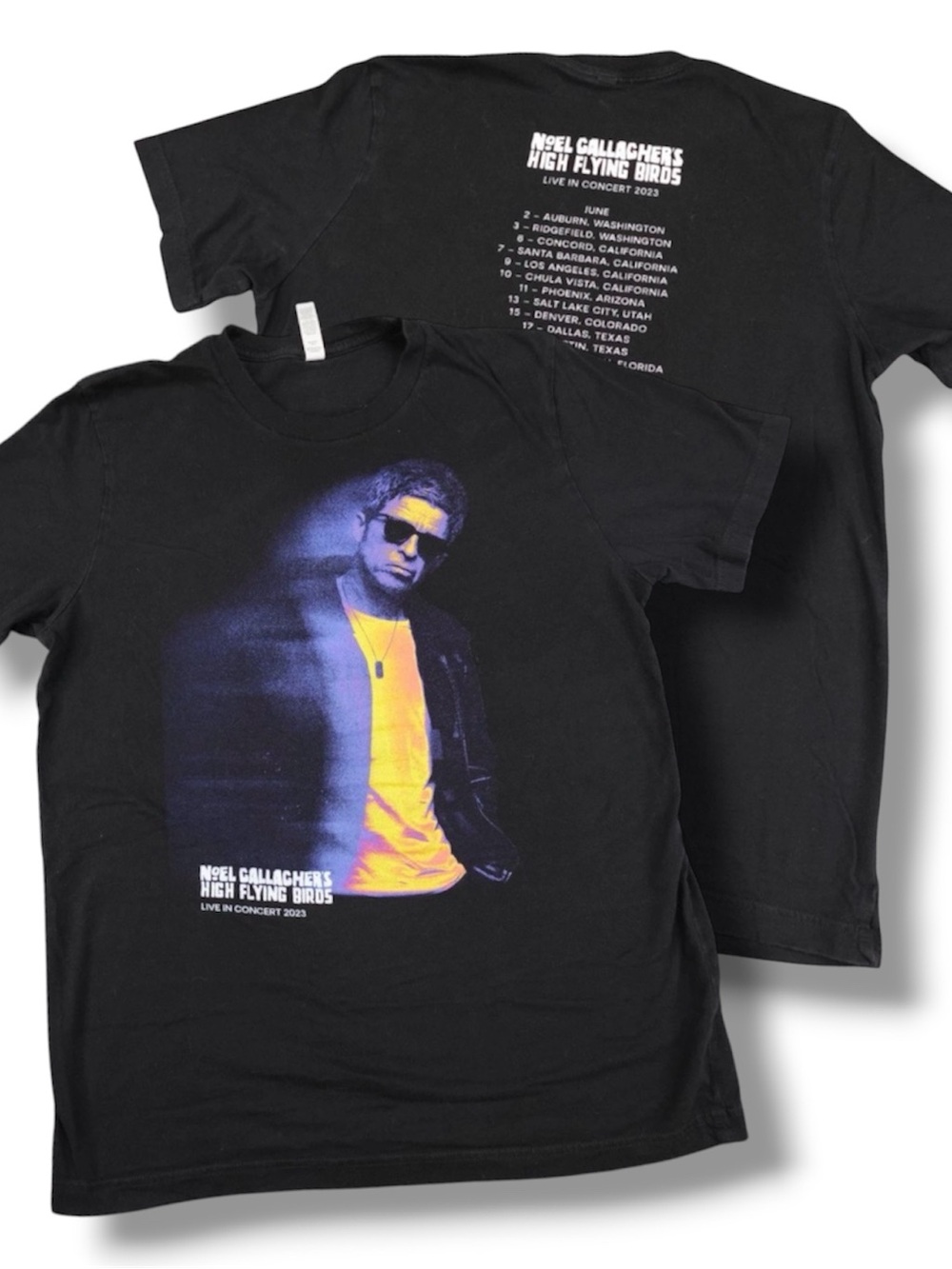 Black Graphic Tour T-Shirt